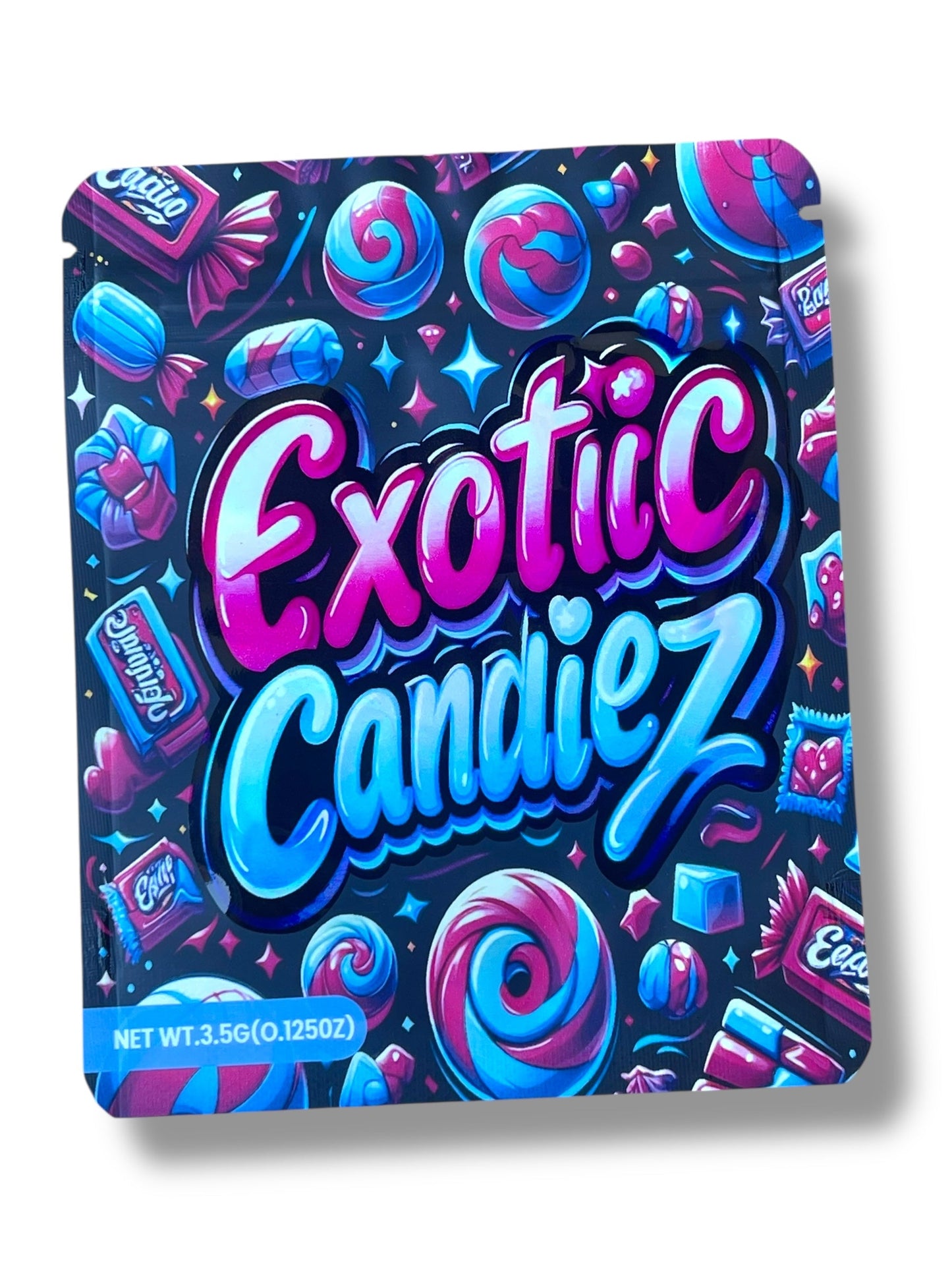 Exotic Candiez 3.5g Mylar Bag- Packaging Only