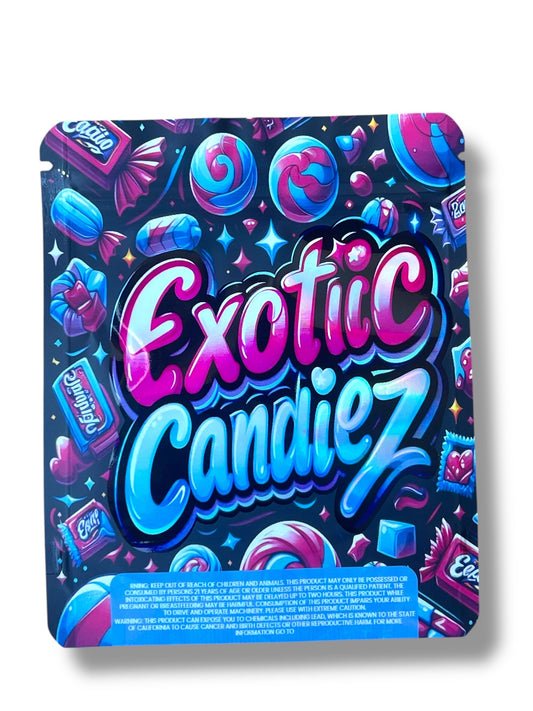 Exotic Candiez 3.5g Mylar Bag- Packaging Only