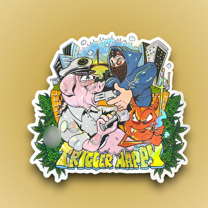 Trigger Happy 3.5G Mylar Bags - Zigzotic Packaging Only