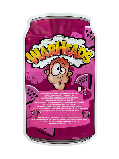 Warheads Sours Watermelon Punch 3.5g Mylar Bag