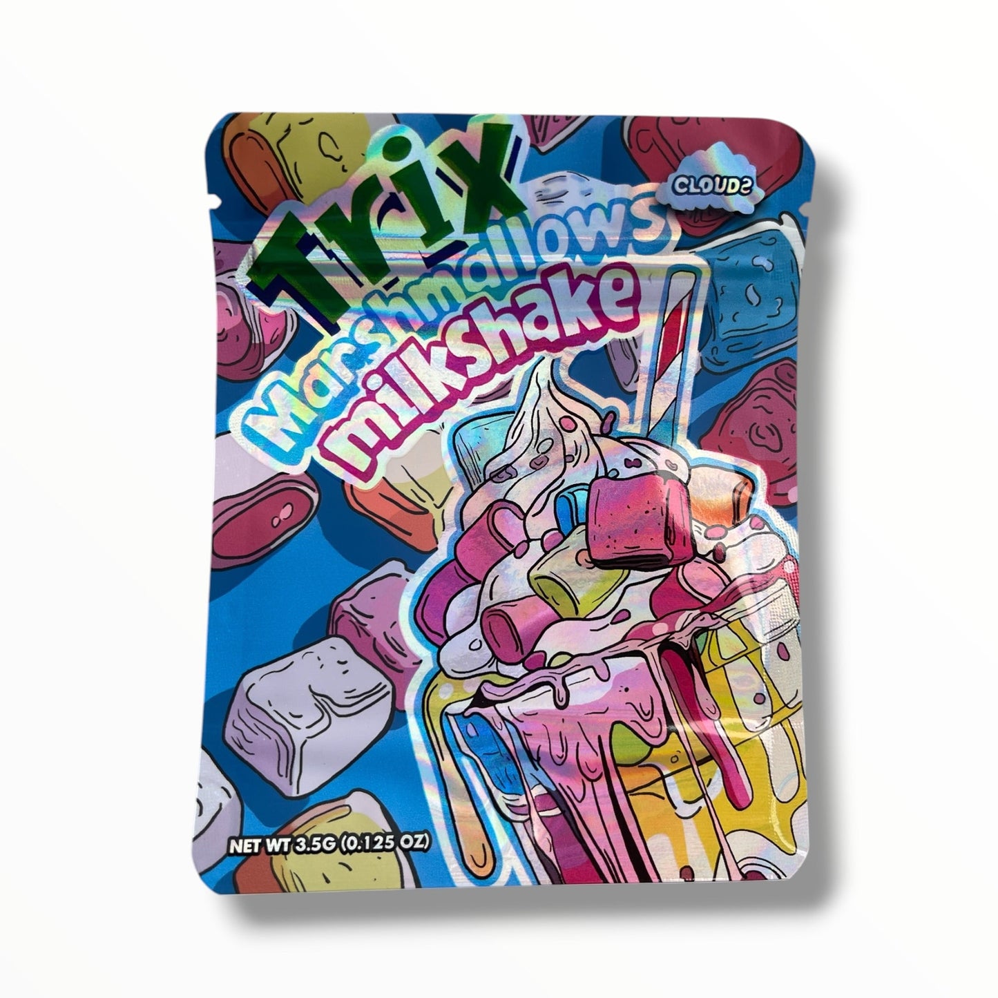 50 Different Designs 3.5g Mylar Bags – One of Each Design – Assorted Smell Proof Foil Bags – Variety Pack