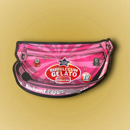 Bubblegum Gelato 7 G Mylar Bags Backpack Boyz - Black Unicorn Hub