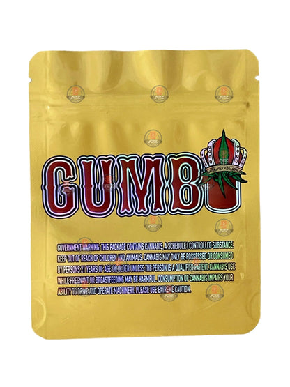 King Minute Gumbo New Drop 3.5g Mylar Bag Holographic Jokes Up Sour Life - Black Unicorn Hub