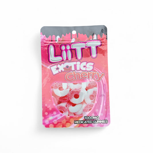 Liitt Exotics Cherry 3.5g Mylar Bag 1000MG (Packaging Only)