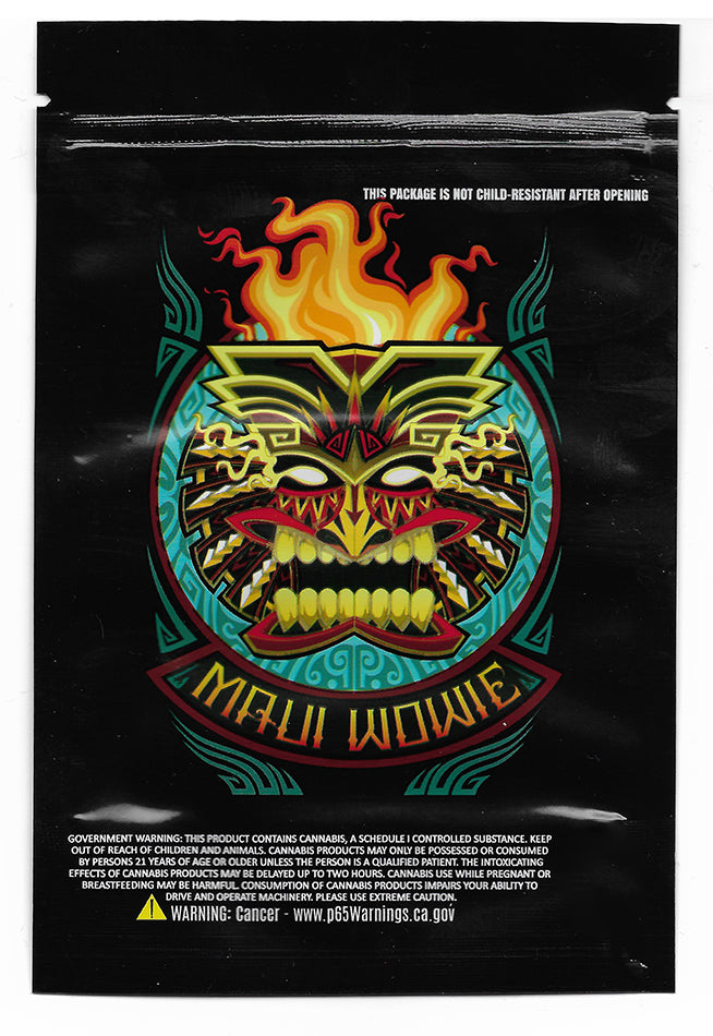 Maui Wowie  Mylar zip lock bag 3.5G