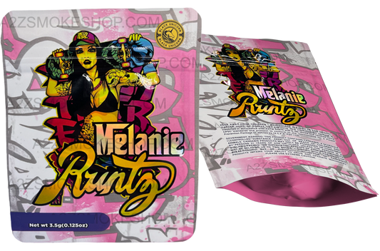 Black Unicorn Melanie Holographic Mylar bag 3.5g