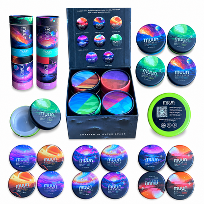 Muun Moon Rocks Min Strain Variety Pack 4 Muun Capsules - 16 Moon Rock Pods - Packaging Only