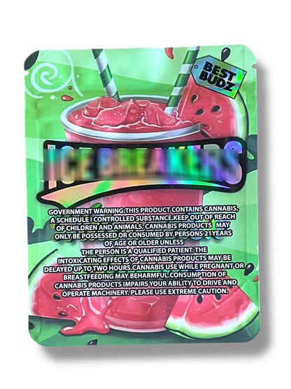 Watermelon Slushie 3.5g Mylar Bag- Packaging Only - Black Unicorn Hub