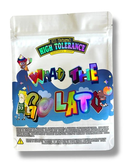 High Tolerance What The Gelato 1 OZ 28G empty Mylar bag 1 ounce (50 Count) - Black Unicorn Hub