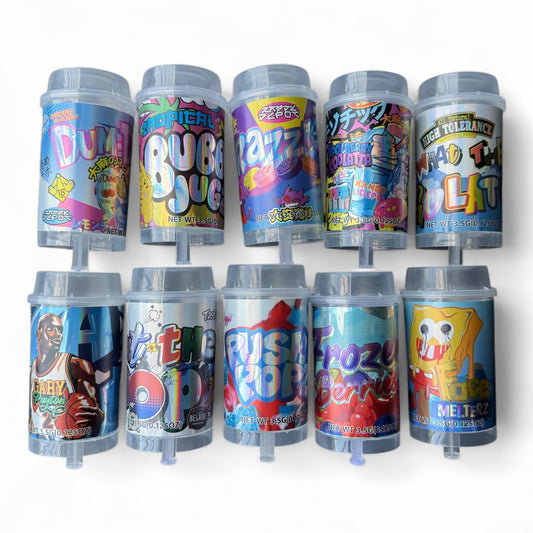 Push Pop 3.5g Container Holographic sticker