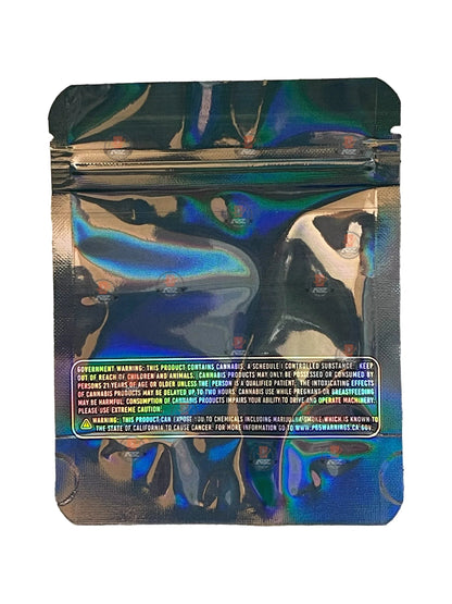 Rolling with Gumbo 3.5g Mylar Bag Holographic - Black Unicorn Hub