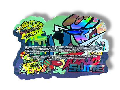 Toxic Slime Mylar Bag 3.5g shape bags Kandy Depot - Black Unicorn Hub