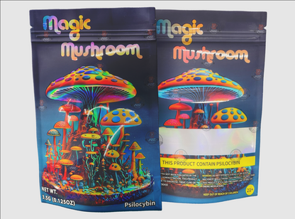 Magic Mushroom Mylar bags Empty Packaging #3