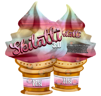 Skilatti 3.0 cut out Mylar bag  3.5g  Packaging Only