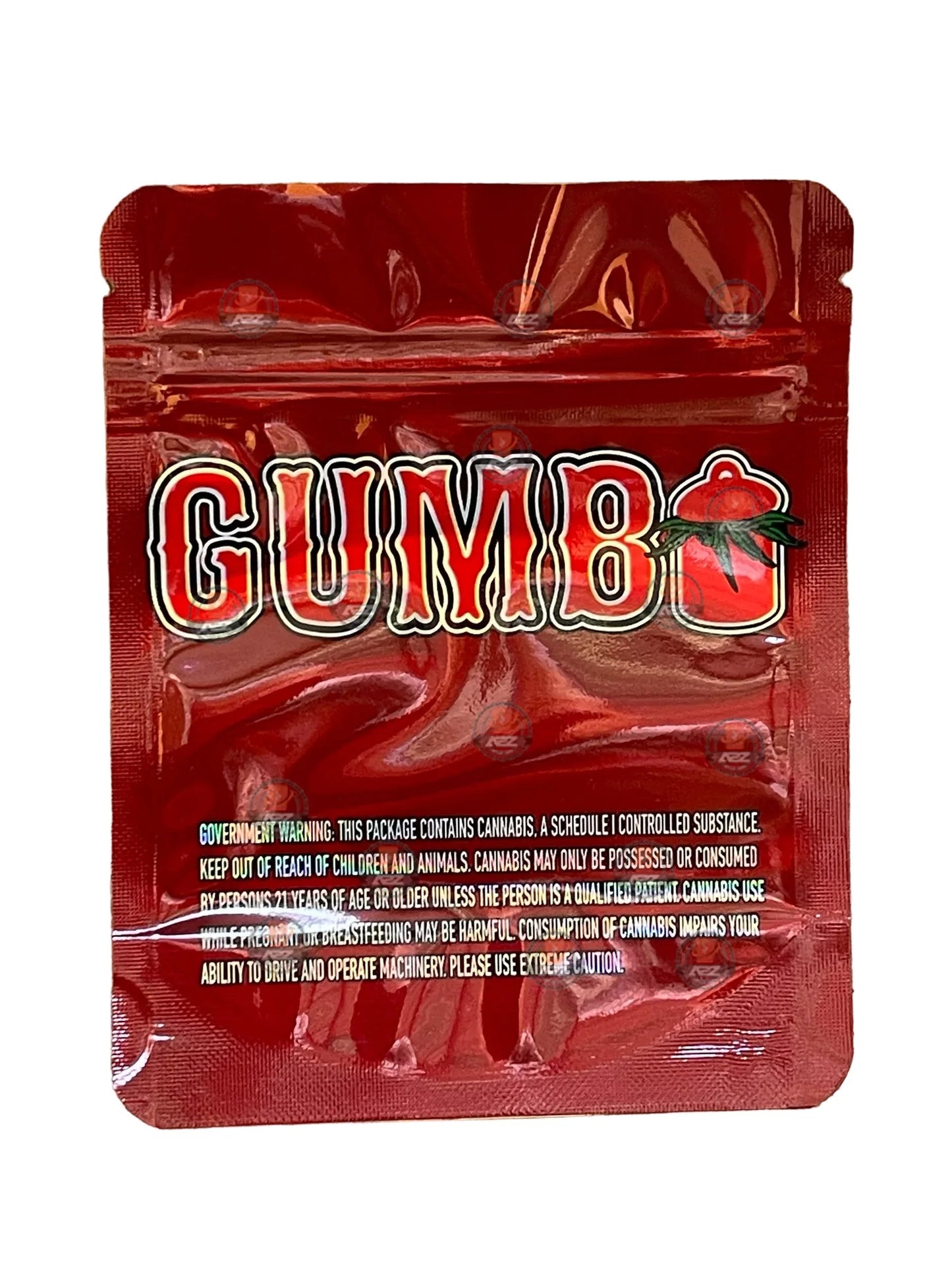 Tailor Madz Gumbo 3.5g Mylar Bag Holographic - Black Unicorn Hub