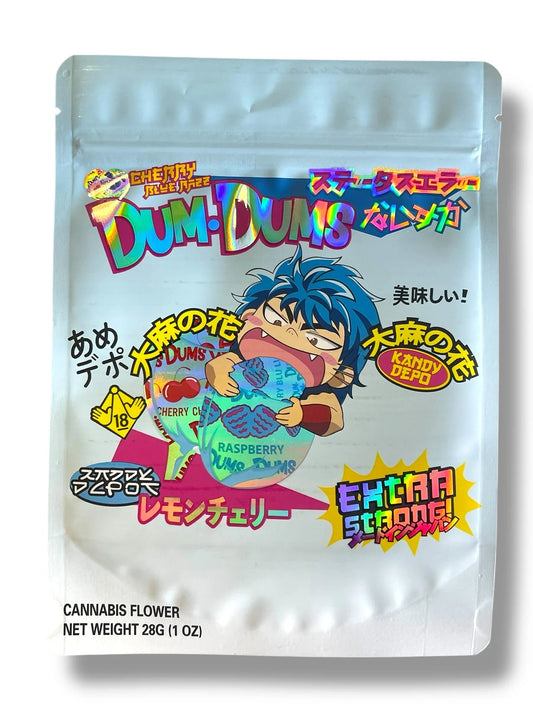 Kandy Depo Dum Dums 1 OZ 28G empty Mylar bag 1 ounce (50 Count)) - Black Unicorn Hub