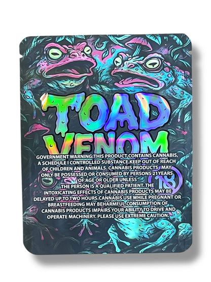 Toad Venom 3.5g Mylar Bag- Packaging Only - Black Unicorn Hub