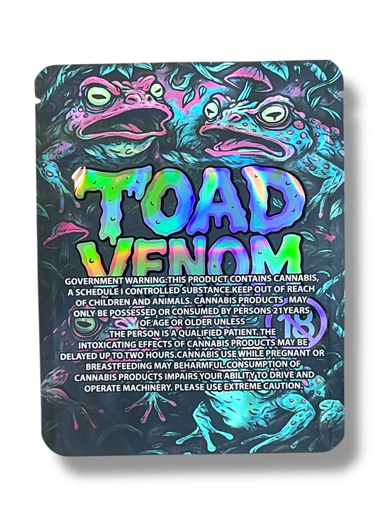 Toad Venom 3.5g Mylar Bag- Packaging Only - Black Unicorn Hub