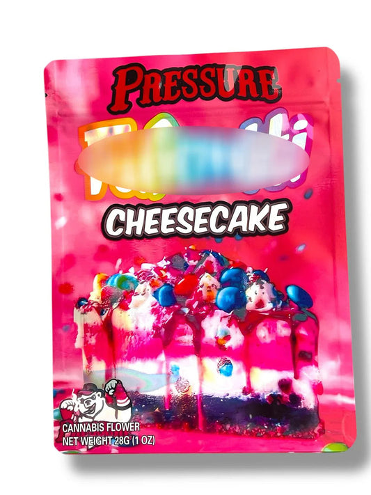 Pressure Cheescake 1 OZ 28G empty Mylar bag 1 ounce (50 Count) - Black Unicorn Hub