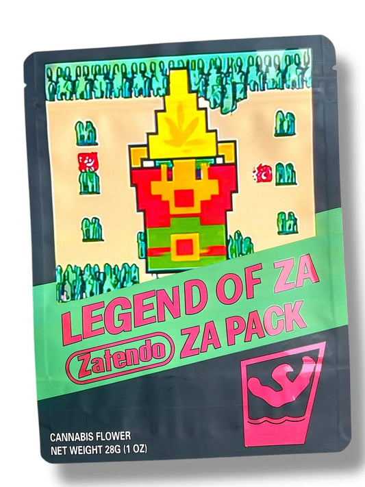 Legend of ZA Pack 1 OZ 28G empty Mylar bag 1 ounce (50 Count) Zatendo - Black Unicorn Hub
