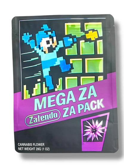 Mega ZA Pack 1 OZ 28G empty Mylar bag 1-ounce (50 Count) Zatendo - Black Unicorn Hub
