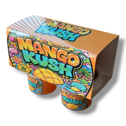 Mango Kush Ice Cream Style 3.5G Plastic Jars with Display Boxes – Packaging Only