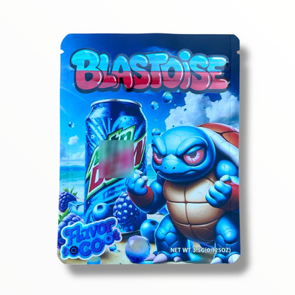 Blastoise 3.5g Mylar Bag- Packaging Only Flavor Co