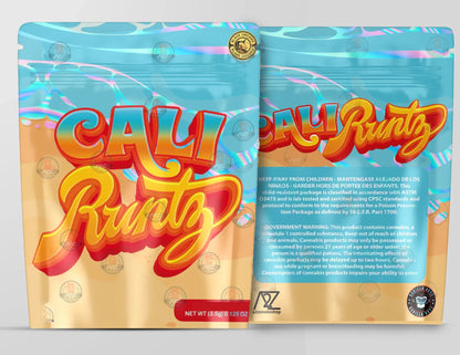 Cali Holographic Mylar bag 3.5g - Black Unicorn - Packaging only - Black Unicorn Hub