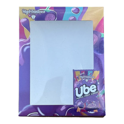 UBE Purple Fruit Candy 3.5g Mylar Bags & Boxes with Window
