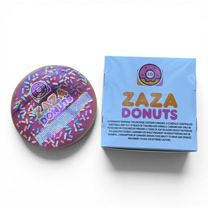 ZAZA Donuts Sprinkles Mylar Bags with Boxes 3.5g Box Packaging