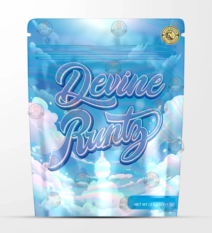 Devine Holographic Mylar bag 3.5g - Black Unicorn - Packaging only - Black Unicorn Hub