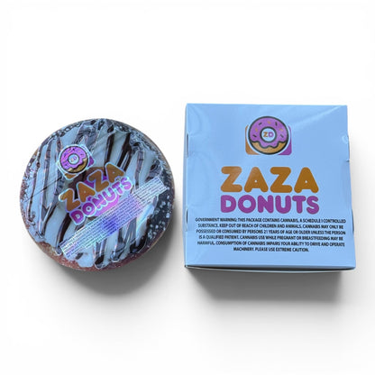 ZAZA Donuts Mylar Bags with Boxes 3.5g Box Packaging