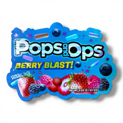 Pops And Ops Berry Blast 3.5g shape bags