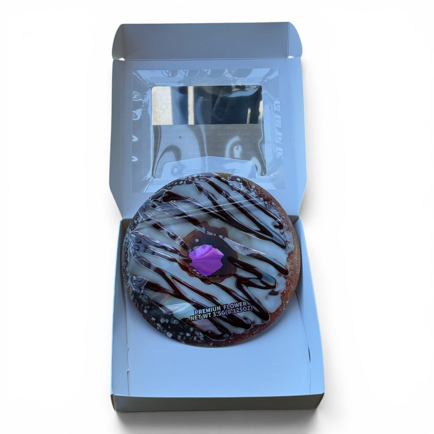 ZAZA Donuts Mylar Bags with Boxes 3.5g Box Packaging