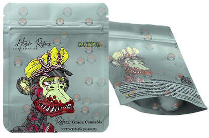 High Rollers Mylar bag 3.5g Holographic Sativa