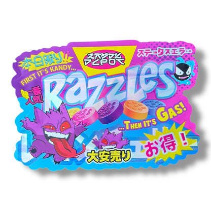 Kandy Depo Razzles Mylar Bag 3.5g shape bag