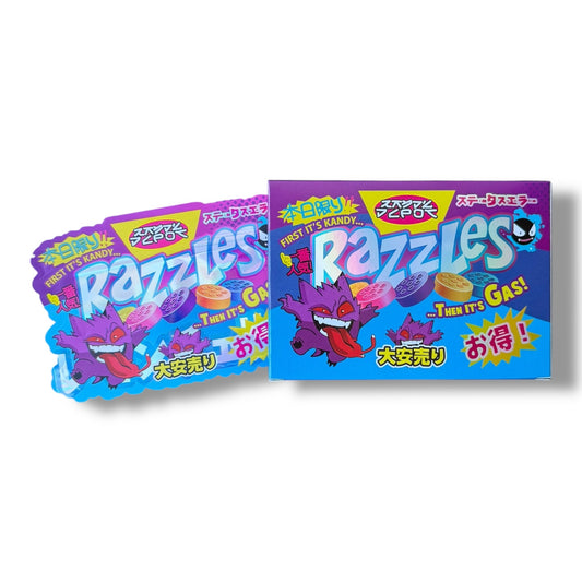 Razzles Mylar Bags with Boxes 3.5g Box Packaging Kandy Depo