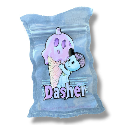Dasher transparent Mylar Bag 3.5g shape bag