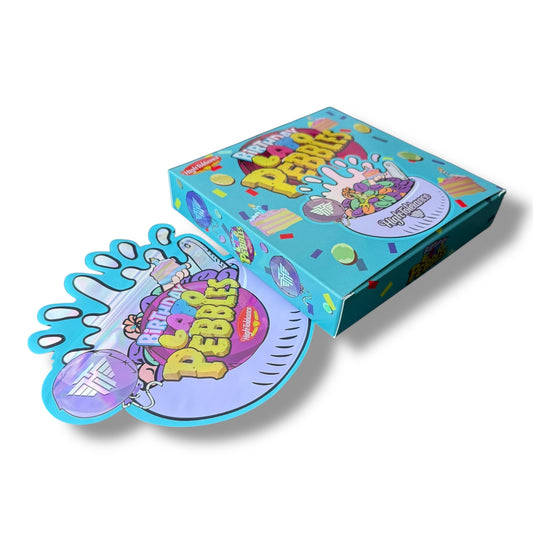 Birthday Lato Mylar Bags with Boxes 3.5g Box Packaging High Tolerance