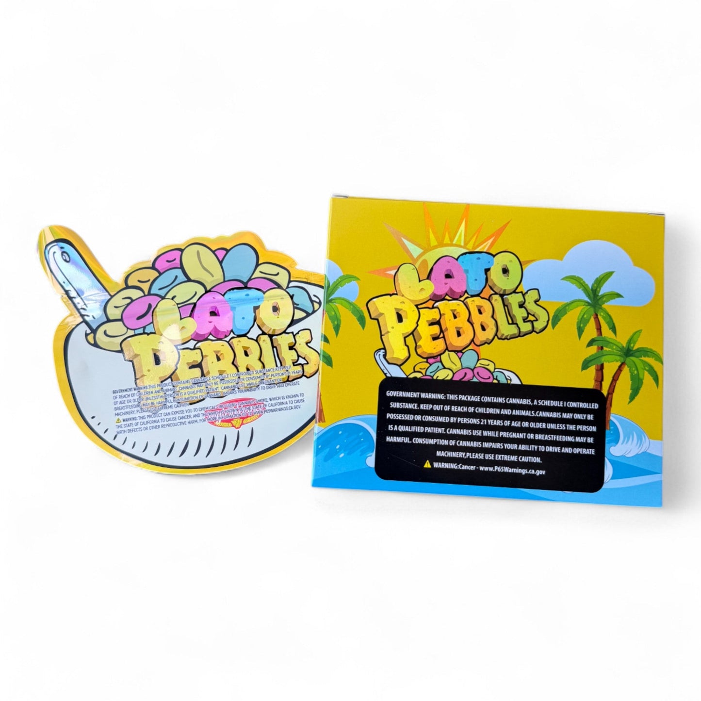 Lato Mylar Bags with Boxes 3.5g Box Packaging High Tolerance