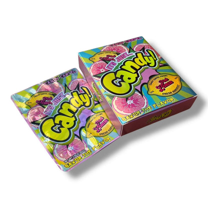 Candy Pink Lemon Mylar Bags with Boxes 3.5g Box Packaging Candy Cartel