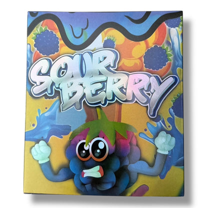 Sour Berry Mylar Bags with Boxes 3.5g Box Packaging