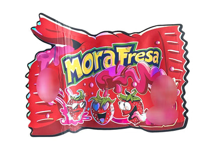 Mora Fresa Fumi Cut Out Mylar Bags 3.5g Die Cut Holographic High Volume - Black Unicorn Hub