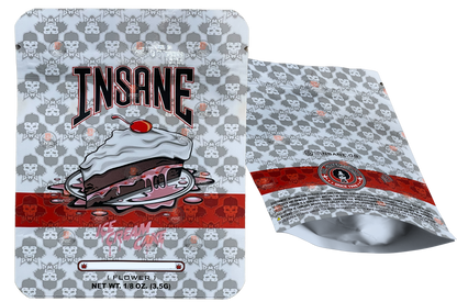 Insane Ice Cream Cake Mylar zip lock bag 3.5G