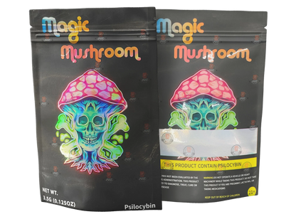 Magic Mushroom Mylar bags Empty Packaging #2 - Black Unicorn Hub
