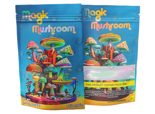 Magic Mushroom Mylar bags -Empty Packaging #1