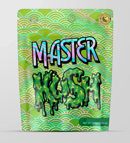 Master Kush Holographic Mylar bag 3.5g - Black Unicorn - Packaging only - Black Unicorn Hub