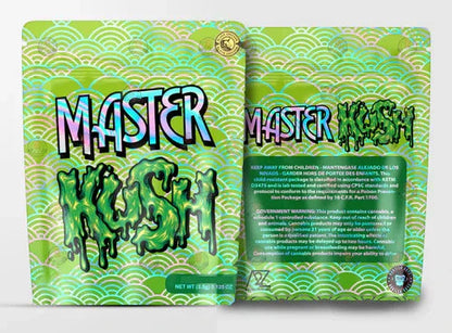 Master Kush Holographic Mylar bag 3.5g - Black Unicorn - Packaging only - Black Unicorn Hub