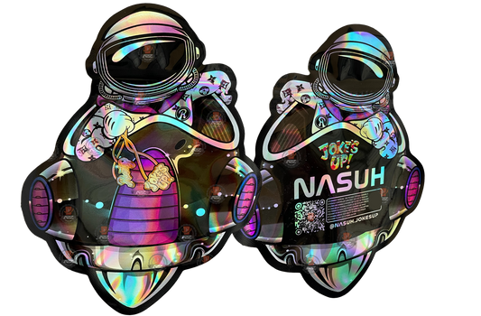 Jokes up Runtz Nasuh cut out Mylar zip lock bag 3.5G