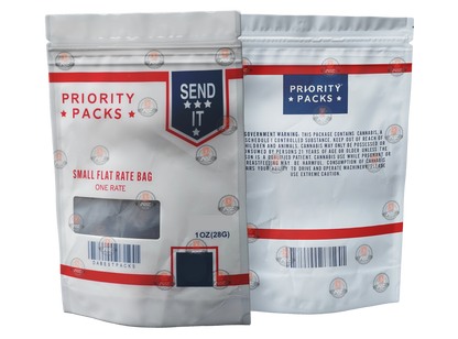 Priority Packs Combo Mylar Bags 1 lb + 50 oz + 100 3.5g + 100 g